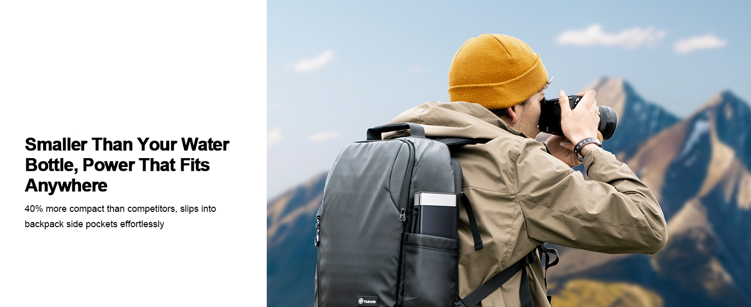 Power Bank CUZAR 50000mAh з USB-C PD 22,5W, 5 виходів та 2 входів, чорний