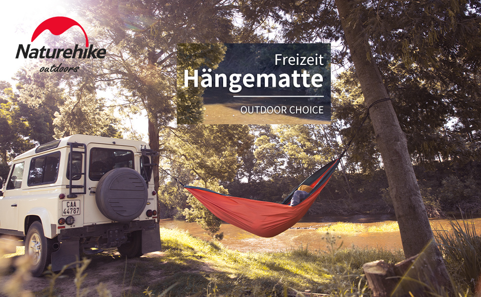Гамак Naturehike Doppelhängematte ультралегкий туристичний, кемпінговий, подвійний (Синій)