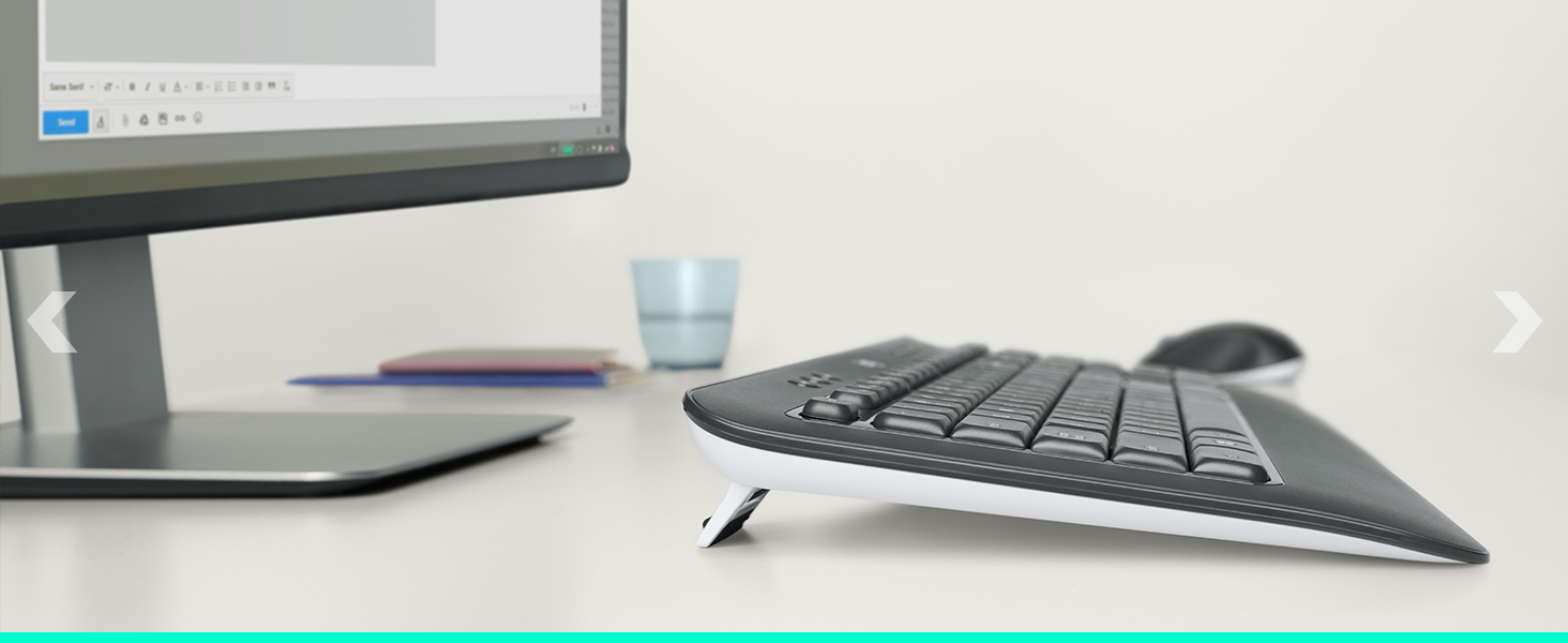 Logitech MK540 Advanced Kombi: Бездротова клавіатура та миша для Windows (QWERTZ, чорний)