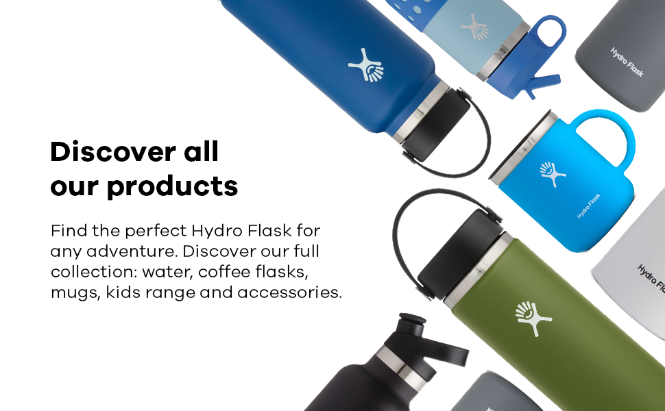 Hydro Flask 710ml Stainless Steel Water Bottle - Black