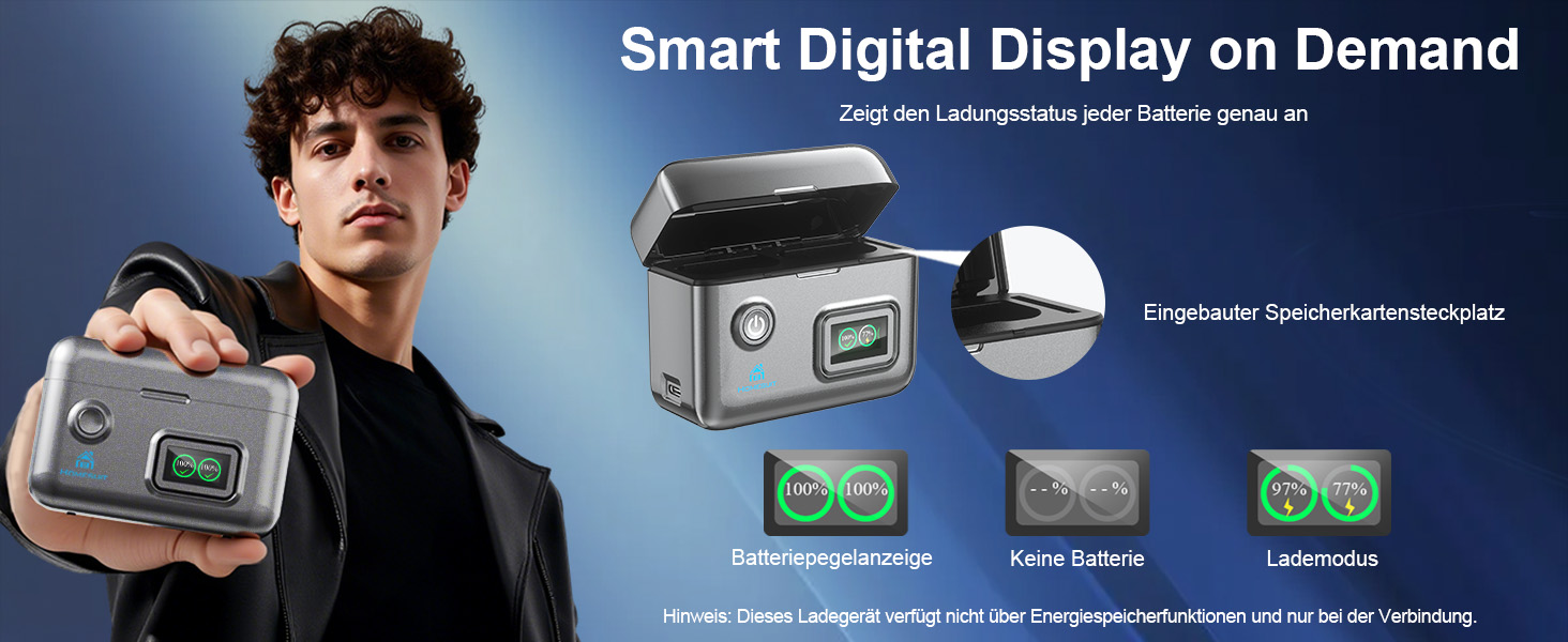 Акумулятор Homesuit EN-EL15c/a/15 (2шт) з LCD зарядним пристроєм для камер Nikon Z5, Z6, Z6II, Z6III, Z7, Z8, D7500, D7000, D7100, D7200, D500, D600, D610, D750, D780, D800, D810, D800E, D810A, D850