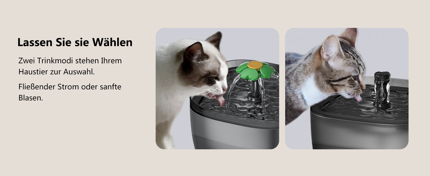 Автоматичний годівниця та фонтанчик для котів PUPPY KITTY, 180 днів роботи від батареї, легке очищення, голосове сповіщення, 3л годівниця та 2л фонтанчик, чорний