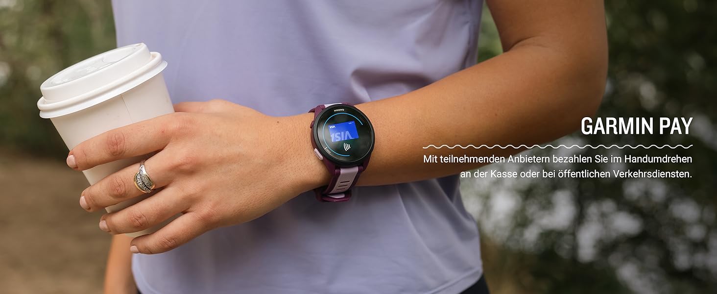 Garmin Forerunner 165 43mm: Розумний годинник для бігу з AMOLED екраном, до 11 днів роботи, 25+ спортивних функцій, рекомендації тренувань та моніторинг здоров'я