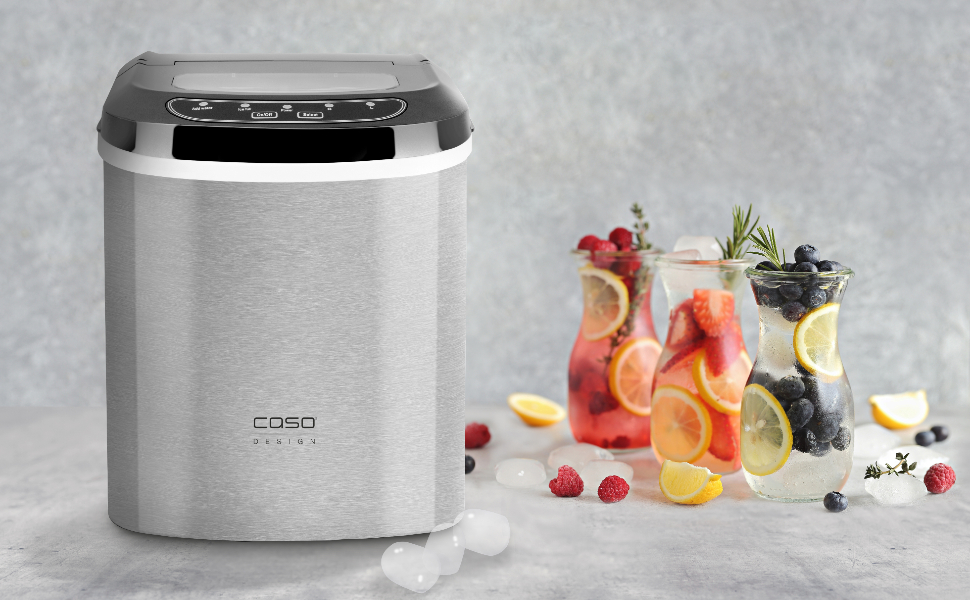 Машина для приготування льоду IceMaster Pro з нержавіючої сталі, 2.2 літри, 90 Вт