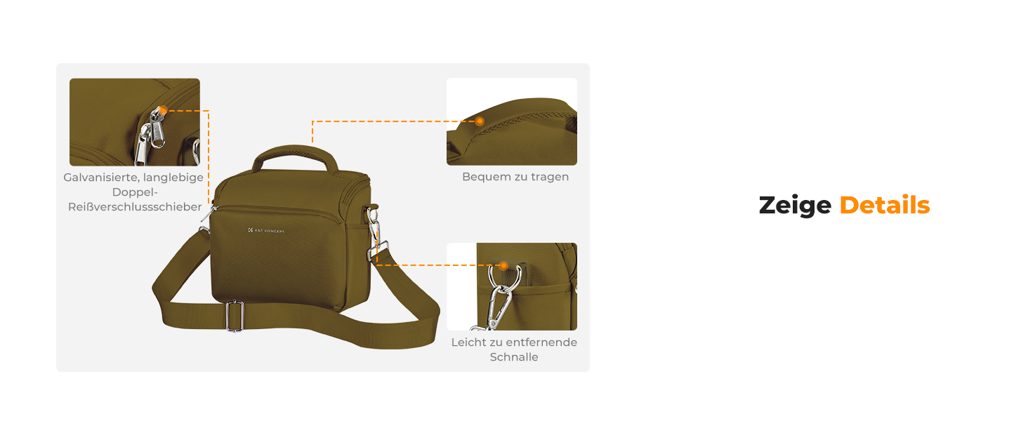 Сумка-рюкзак для фотокамери K&F Concept Beige (E-khaki) - для фотографів