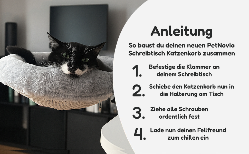 Столик для дому та офісу з кошиком для кота - зручний, стабільний та миючий - діаметр 40 см, посилений, новий