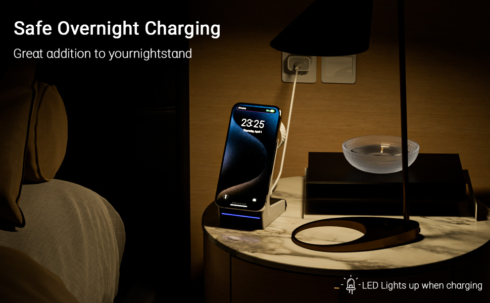 Станція бездротової зарядки 3-в-1 для Apple: iPhone, AirPods, Apple Watch (Weiß)