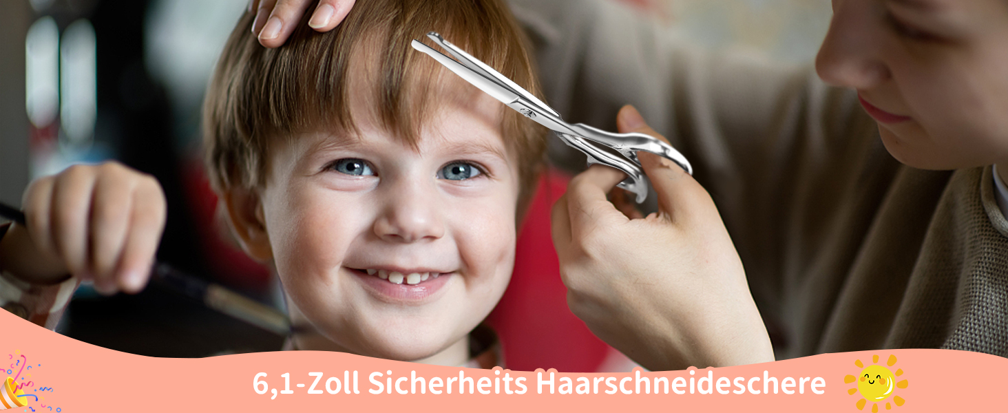 Професійний набір ножиць для стрижки волосся CIICII (6.7 дюймів) - ножиці для стрижки та прорізання волосся, бороди, догляду за волоссям для чоловіків, жінок, домашніх тварин, салонів краси. (Чорний, Срібло)