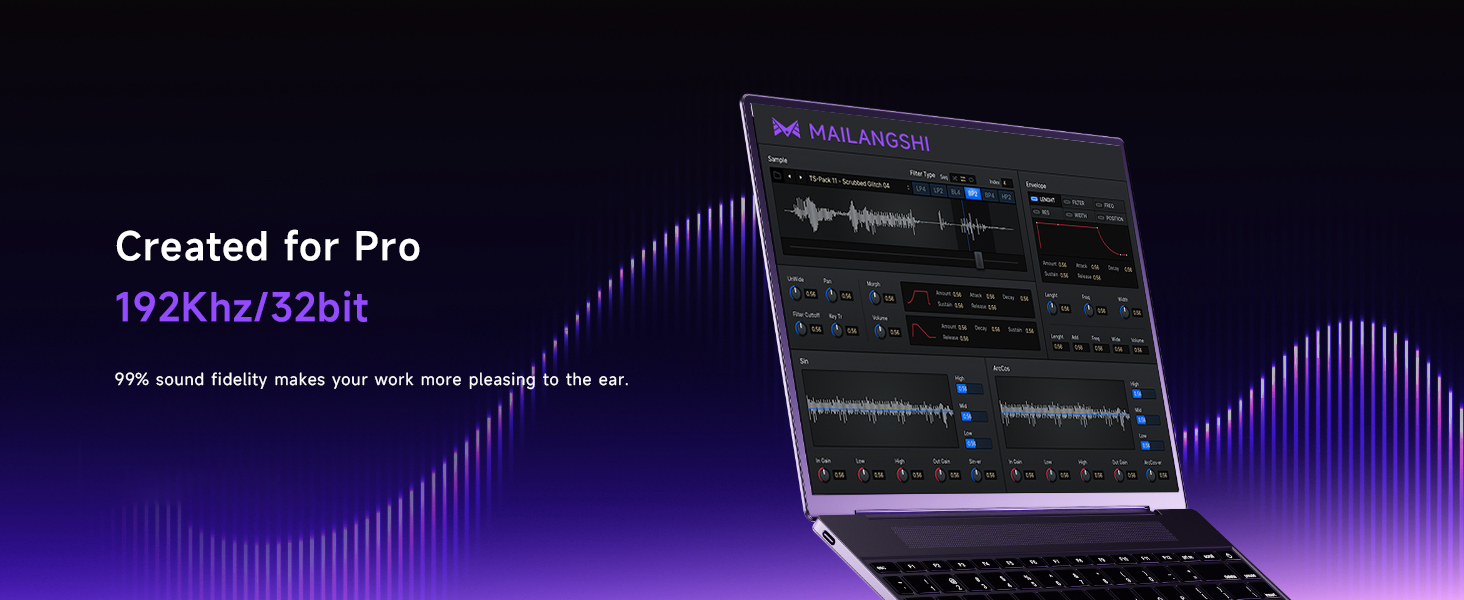 Професійний USB/XLR мікрофон Mailangshi для подкастів, стрімінгу та ігор з RGB підсвіткою та металевим корпусом