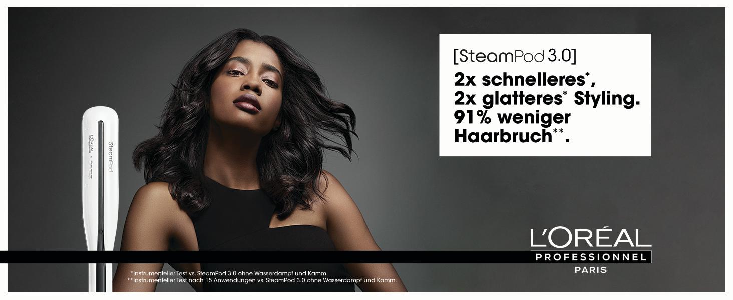 L'Oréal Professionnel SteamPod 3.0 – випрямляч для волосся з паровою технологією, для всіх типів волосся