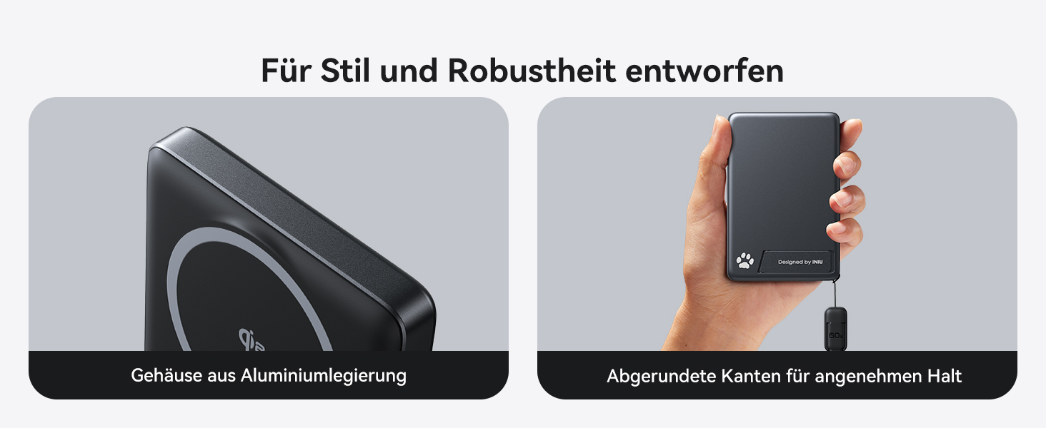 Power Bank MagSafe 45W з підтримкою Qi2, 10000mAh, з кабелем USB-C та підставкою, сумісний з iPhone 17/16/15/14/13