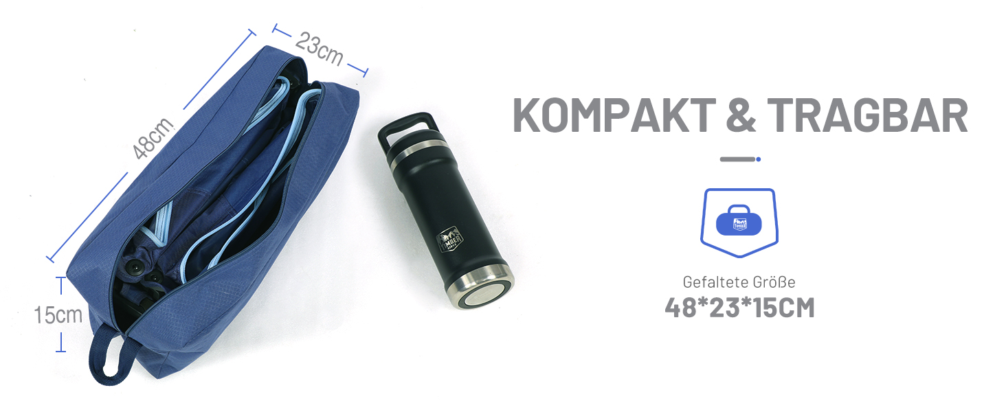 Легке туристичне ліжко Timber Ridge: складане, портативне, для кемпінгу та відпочинку на природі (120 кг)