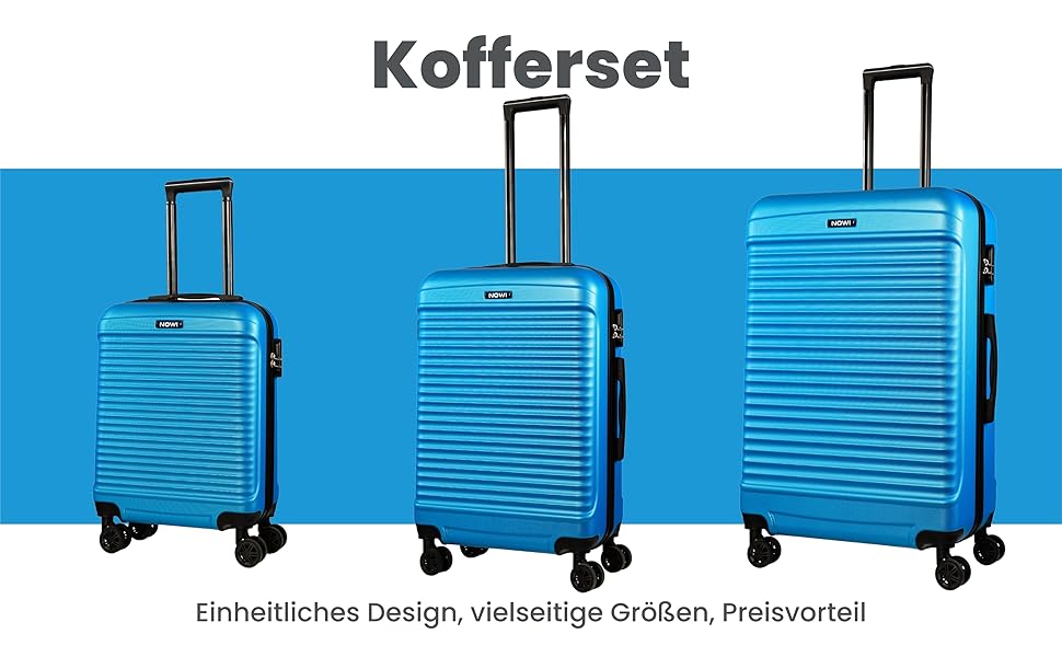 NOWI® Валіза Koffer Klein: 55x40x20 см, 34 л, ручна, для Ryanair, Lufthansa, 55x40x20, металік зелений