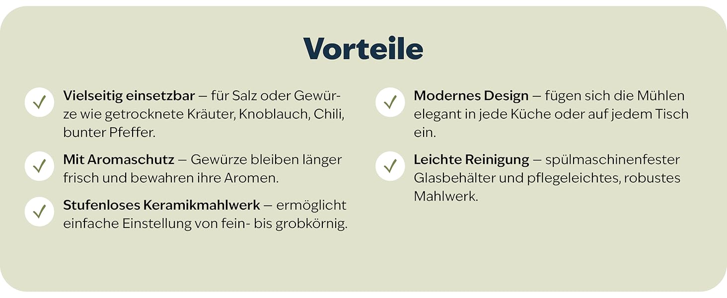 Набір для перцю та солі Kjøk Premium з нержавіючої сталі, 2 шт. з керамічним млинком