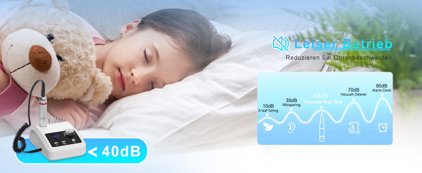 Електрична машинка для манікюру та педикюру CozyZen Professional: 45000 об/хв, LCD-дисплей, керування рукою/ногою, тиха робота, для акрилу та гелю, білий