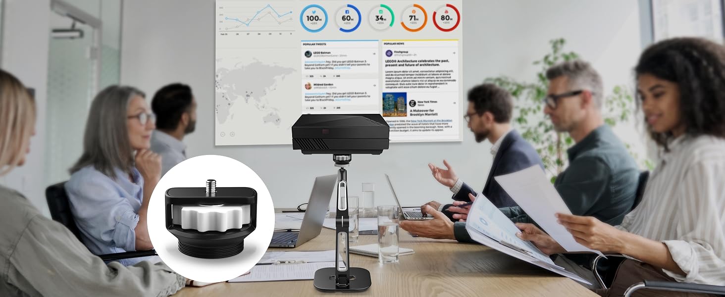 Регульована підставка для планшета та смартфона AboveTEK, настільний тримач для iPad mini, Air, Samsung Galaxy (4-11 дюймів), чорний