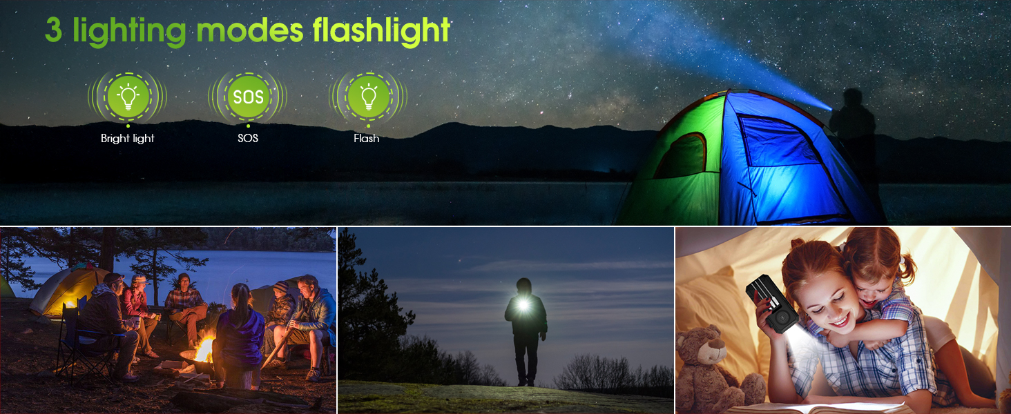 Портативний зарядний акумулятор Power Bank 52800mAh 30W з сонячною панеллю, 7 виходів, ліхтарик, LED дисплей, для кемпінгу та відпочинку на природі, чорно-зелений