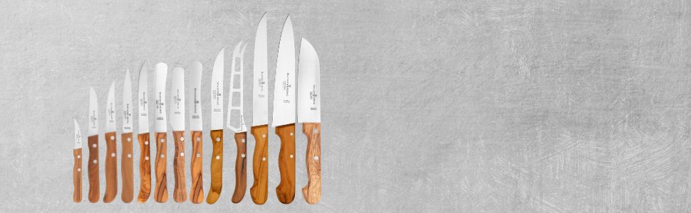 Ніж кухарський Schwertkrone Chefmesser з ручкою з горіхового дерева, 15 см, Made in Germany