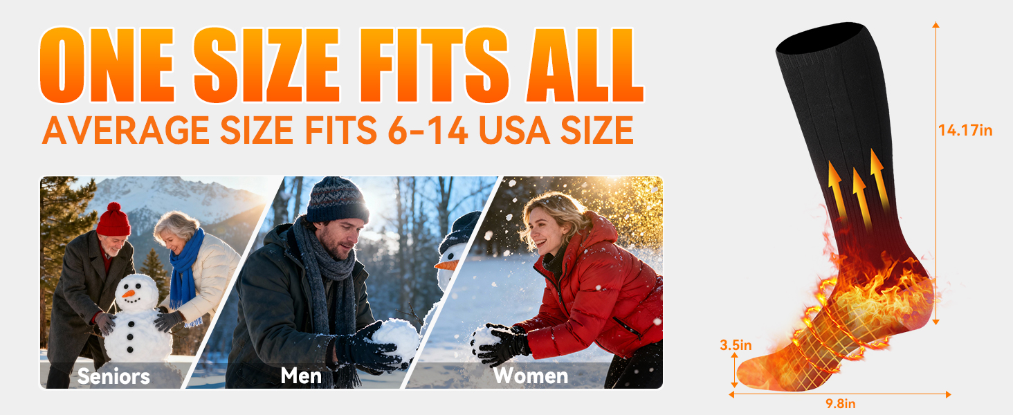 Гріючі шкарпетки для жінок та чоловіків, акумуляторні гріючі шкарпетки з акумулятором 4000mAh, 3 режими нагріву, теплі шкарпетки, підігріваючі шкарпетки для зимових видів спорту на відкритому повітрі, чорні