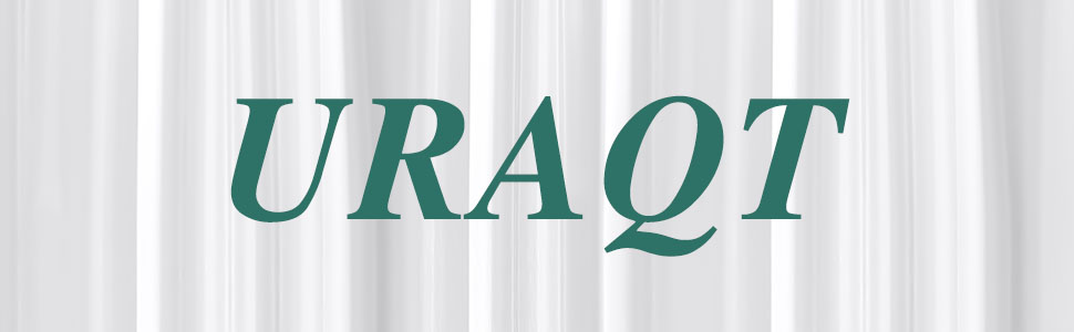 Шторка для душу URAQT, водонепроникна, антигрибкова, швидковисихаюча, PEVA, 180x180 см, 12 кілець, для ванни (Біла)