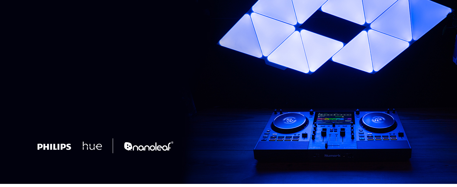 Numark Mixstream Pro Go: Портативний DJ-контролер з акумулятором, мікшер з розділенням STEM, динамік, Wi-Fi, сенсорний екран, сумісний з Serato DJ