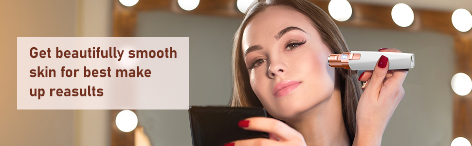 Електричний прилад для видалення волосся: 2-в-1 для обличчя та брів, Vinmall для жінок