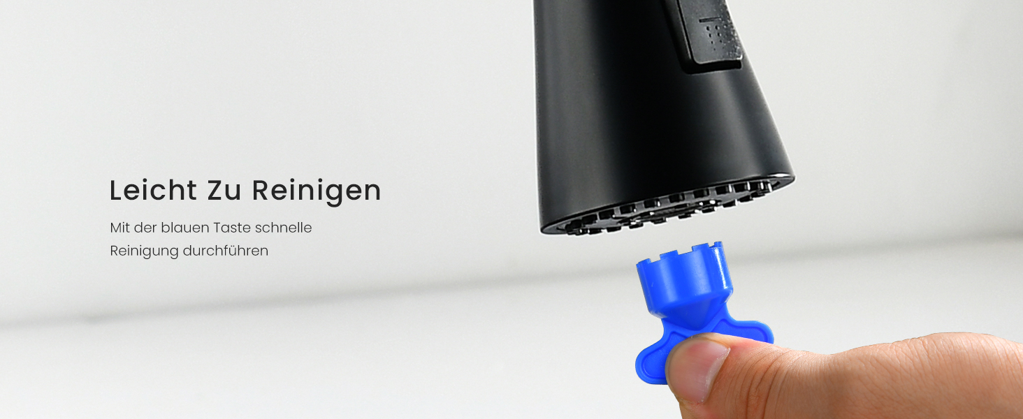 Кухонний змішувач DayOne з висувною лійкою, нержавіюча сталь SUS304, високий тиск, кухонний кран з 2 функціями, поворотний на 360°, для кухні (низький тиск, 247mb-niederdruck)