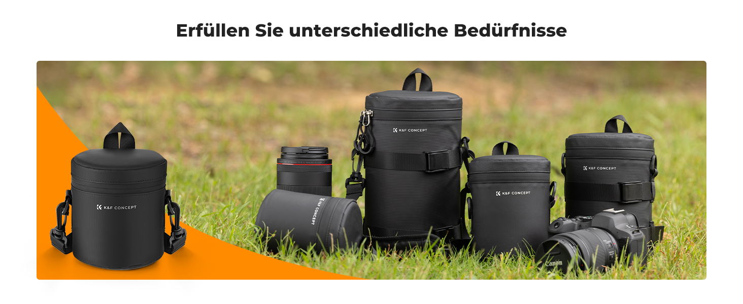 Чохол для об'єктива K&F Concept, водонепроникний, захисний, для DSLR/SLR об'єктивів