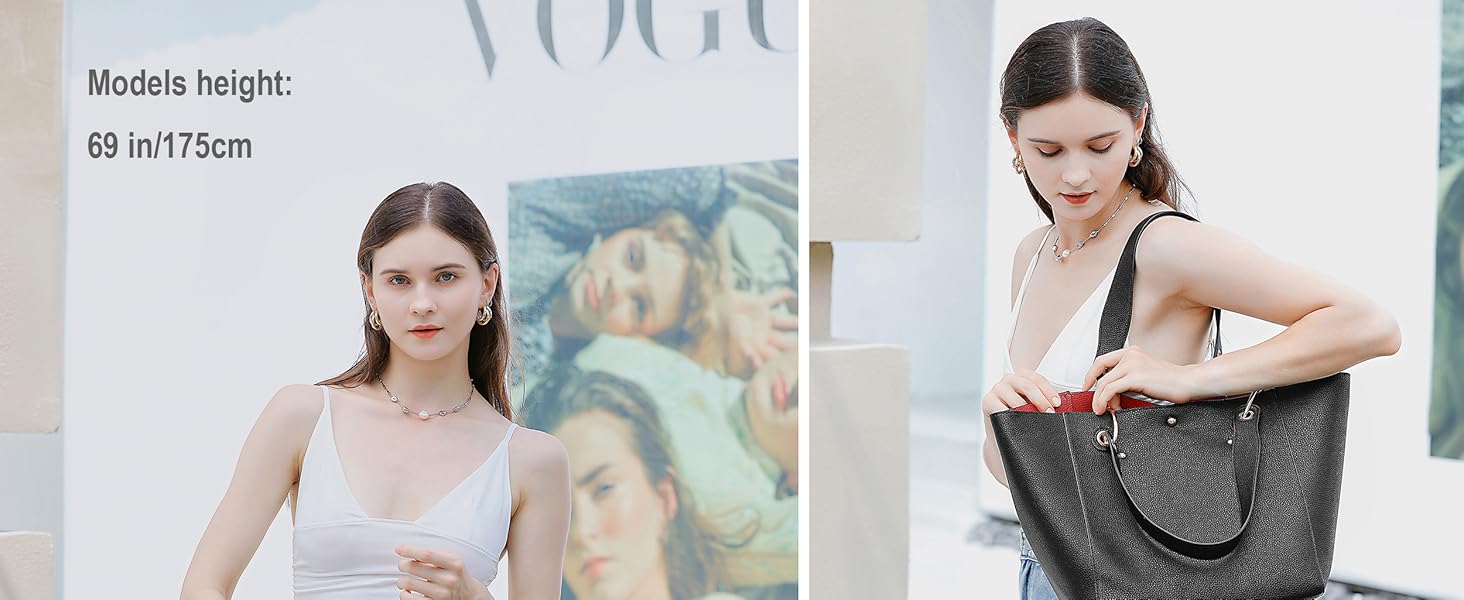 Жіноча шкіряна сумка-шопер велика чорна для студентів та роботи | sqlp