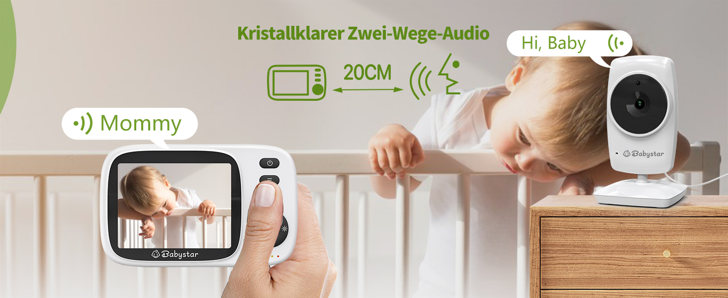 Дитячий відеоняня Babystar MC632A з камерою, 3.2