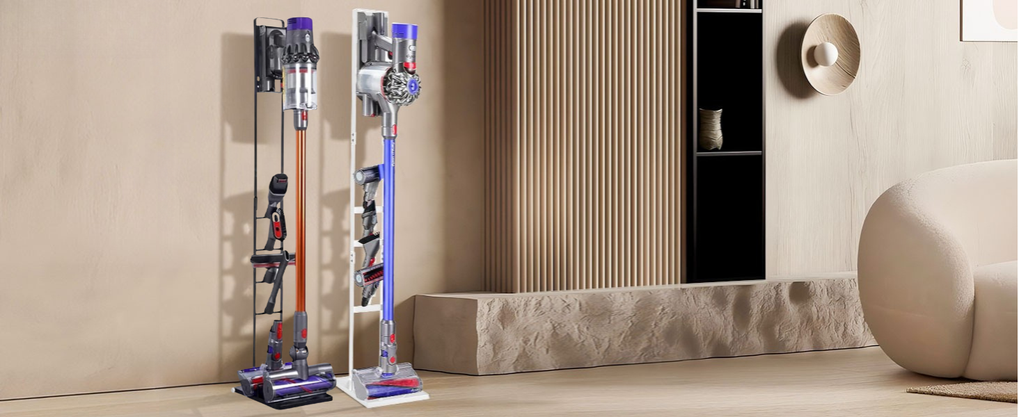 Підставка для пилососів Dyson: V15, V12, V11, V10, V8, V7, V6, DC58, DC59, DC62, DC74. Органайзер для акумуляторних пилососів Dyson. Рама-тримач (S3196)