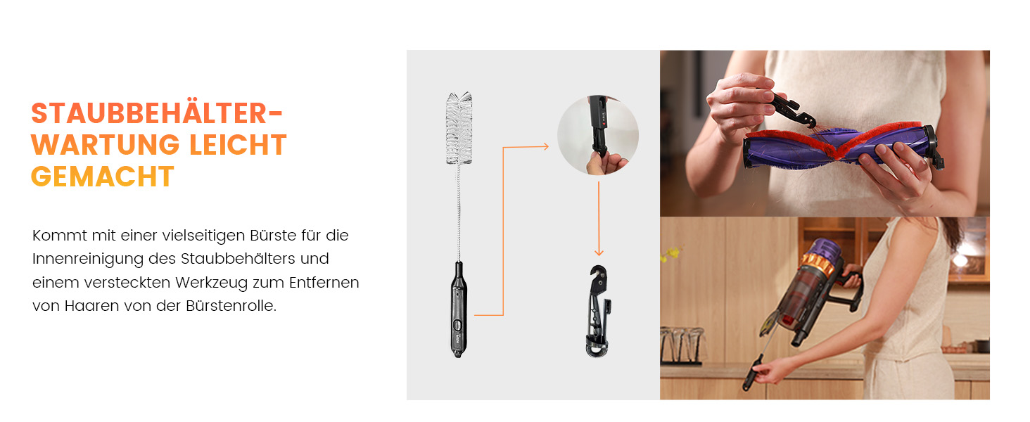 Бездротовий акумуляторний пилосос AlloyMove A05: 50000Pa, 550W, 80 хвилин, LED-дисплей, антизаплутана щітка, 7-ступенева фільтрація, для тварин, твердих поверхонь та килимів