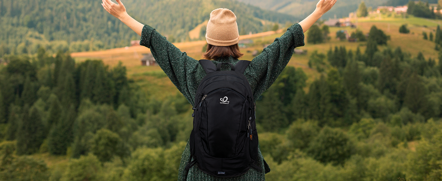 Водонепроникний туристичний рюкзак WATERFLY 30L для походів, трекінгу, подорожей, чоловічий та жіночий, міський та outdoor