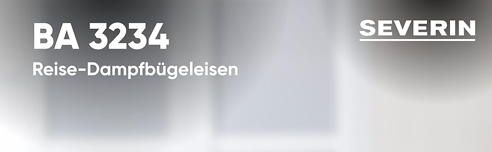 SEVERIN BA 3234: Подорожній парогенератор з регулюванням температури, 1000 Вт, срібний