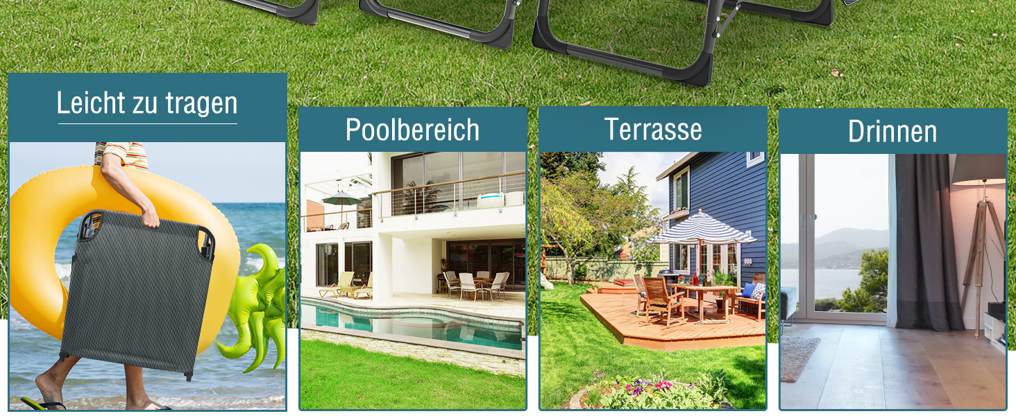 Розкладне ліжко ZIKEBTUY для кемпінгу та відпочинку: міцна конструкція, 200 кг, 190x71x36 см, з матрацом, Oxford 1200D, для відпочинку на природі та вдома (сірий)