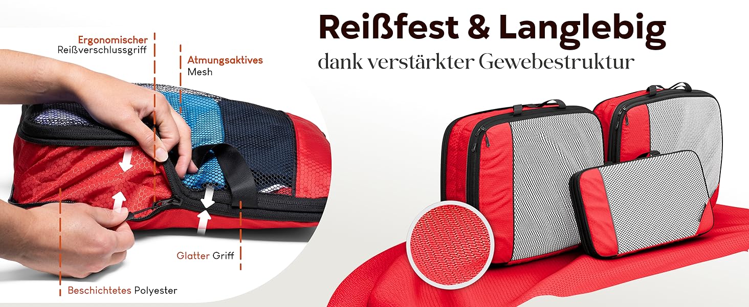 Набір кубиків для пакування з компресією для валізи та рюкзака, 3 шт, Alpine Slate (сірий)