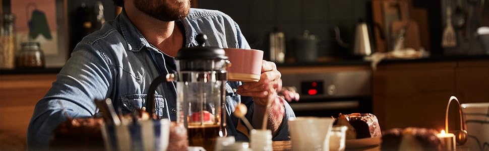 Тчібо Аромадоз, кавова банка, 500г, герметична, нержавіюча сталь, чорна