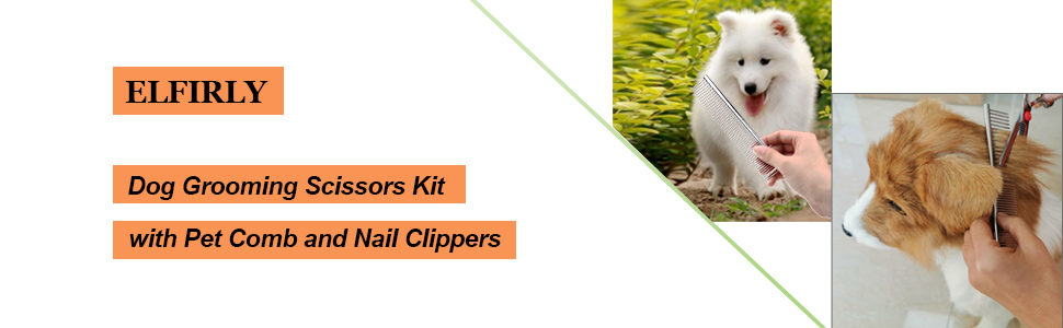 Набір професійних інструментів для грумінгу собак: ножиці з нержавіючої сталі, ножиці для витончення, ножиці з округлими кінцями, тример для шерсті, набір для грумінгу тварин з тримером для нігтів для собак і котів, червоний