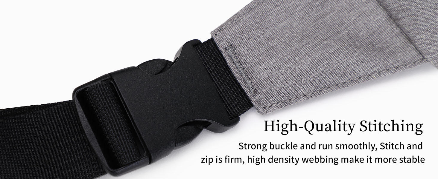 Поясна сумка TYNAT для туризму та спорту (сіра, блакитна), T201