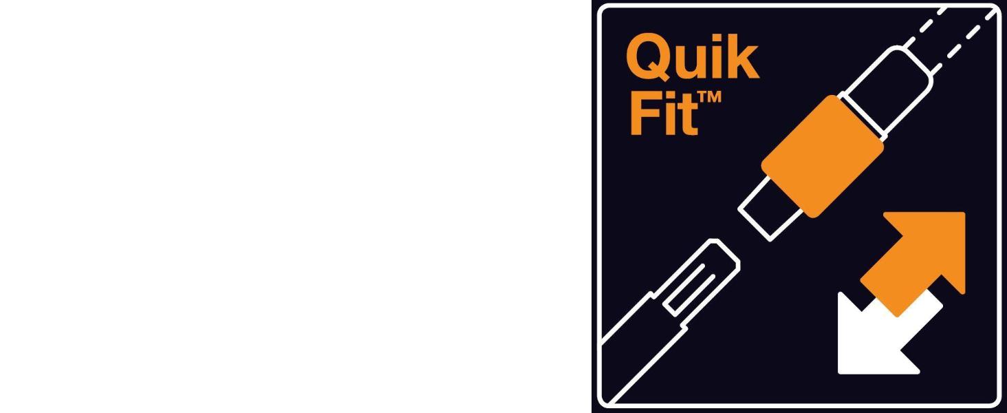 Садова пила Fiskars QuikFit для обрізки гілок, 55 см, загартована сталь, чорна/помаранчева, змінний інструментальний модуль 1000691
