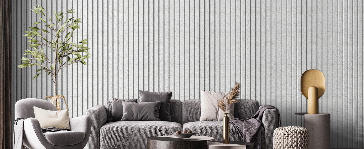 Акустичні панелі TONOR самоклеючі для звукоізоляції 120x60x1.9 см, шумопоглинаючі панелі для студії, офісу та дому, сірі (8 шт)