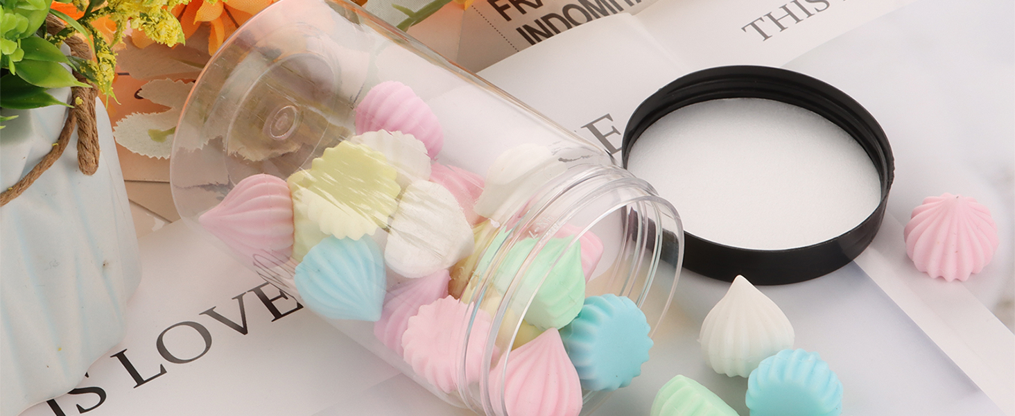 Набір контейнерів для зберігання 16 шт. по 500 мл з кришкою, BPA-Free, прозорі пластикові контейнери для продуктів та солодощів