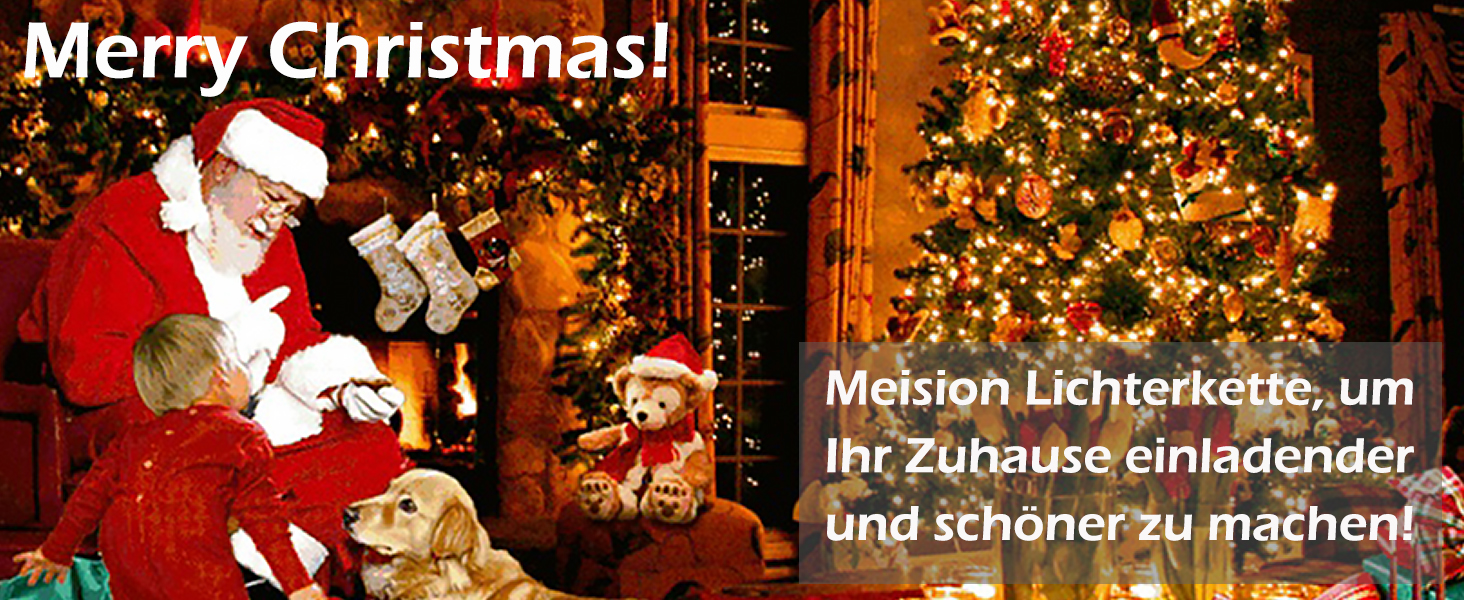 LED гірлянда для дому та саду 20м, 200 LED, таймер, 8 режимів, IP44, тепле світло, для декору на Різдво, вечірку, весілля, Хелловін