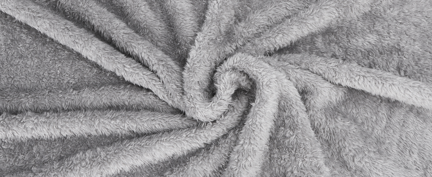 М'яка флісова підстилка для собак та котів Nobleza, 160 x 120 см (XXL, світло-сіра)