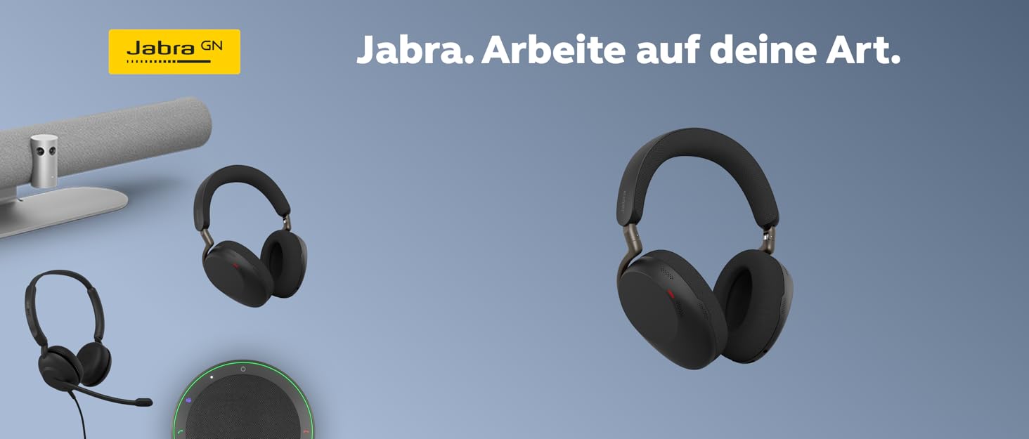 Jabra Speak 510: Портативна Bluetooth колонка для конференцій, чорна. Підключення до ноутбука, смартфона, планшета через USB