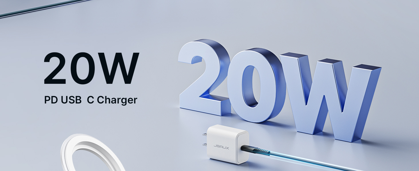 Бездротова зарядка JSAUX MagSafe 15W для iPhone 17 Air Pro Max, iPhone 16/15/14/13/12, AirPods 3/2, блакитна