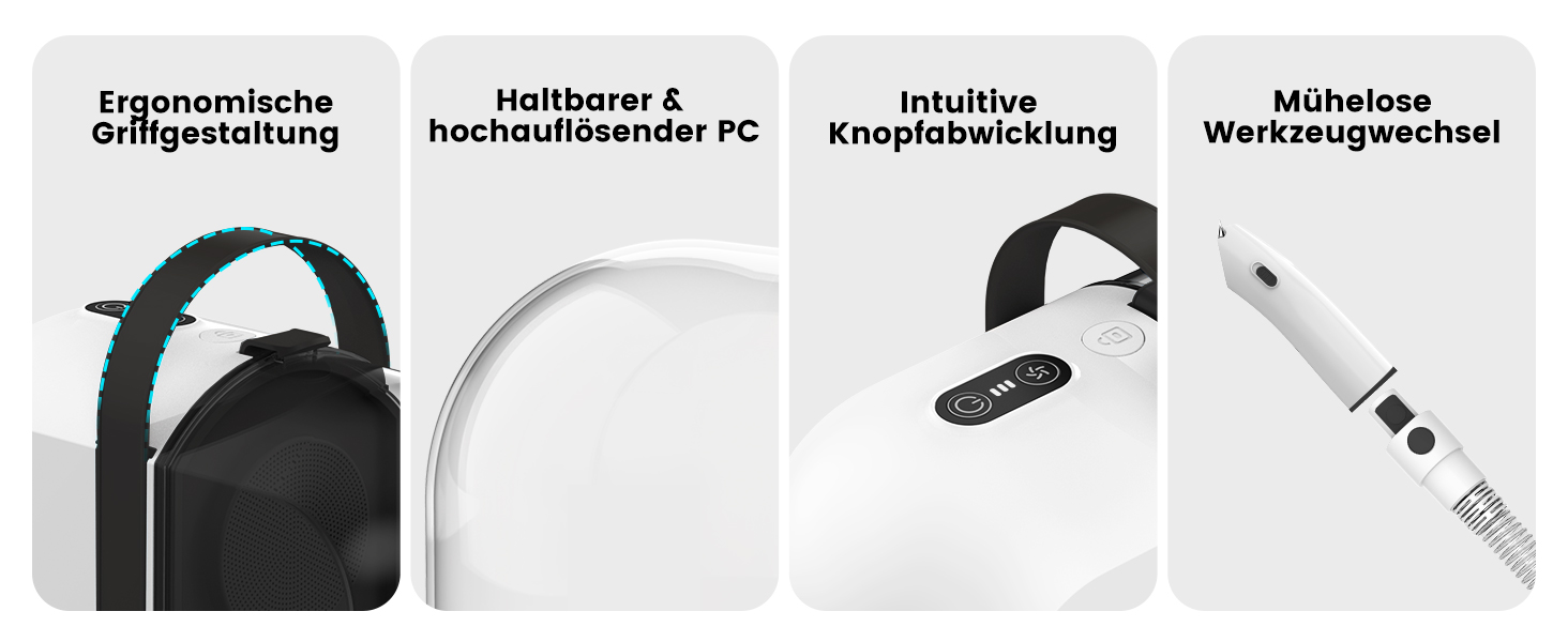 Машина для стрижки собак AIRROBO PG10 з пилососом 12000 Pa, щітка для собак, видалення шерсті для собак і котів, тиха машинка для стрижки з набором інструментів, чорний контейнер 1.4L