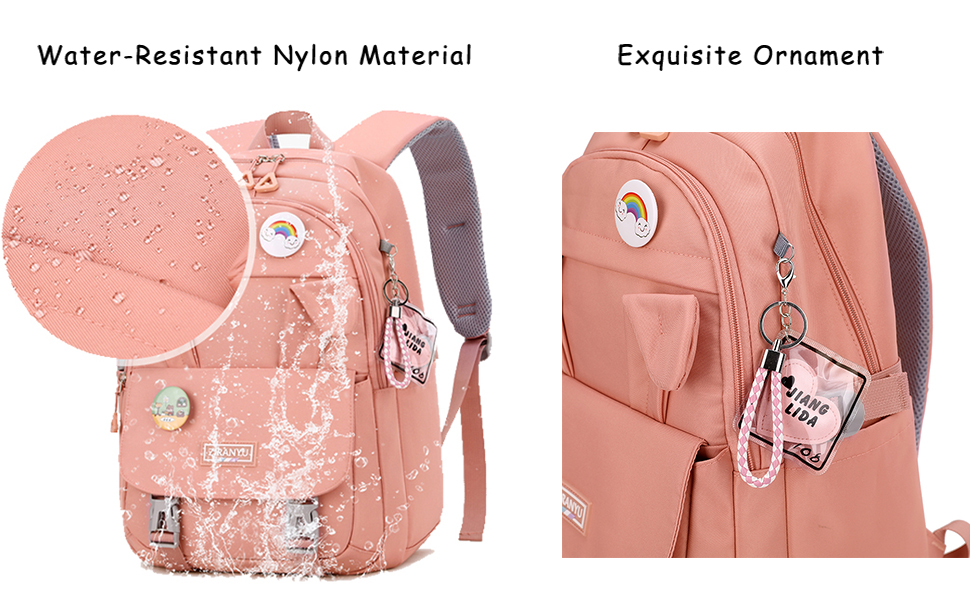 Жіночий рюкзак для школи, коледжу та подорожей, 15.6