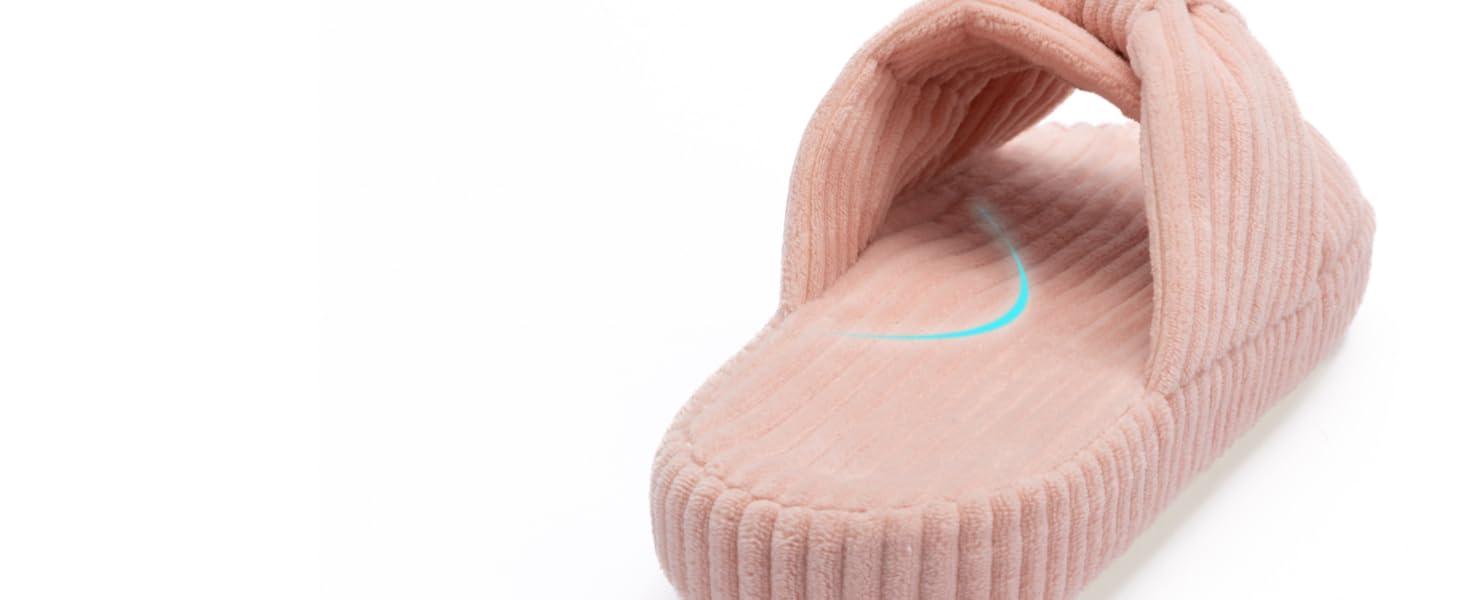 Жіночі халапи Чантомoo з піною Memory Foam, зручні та трендові, для дому та сну, з бантиком та перехресними ремінцями, колір бежевий, розмір 38/39 EU
