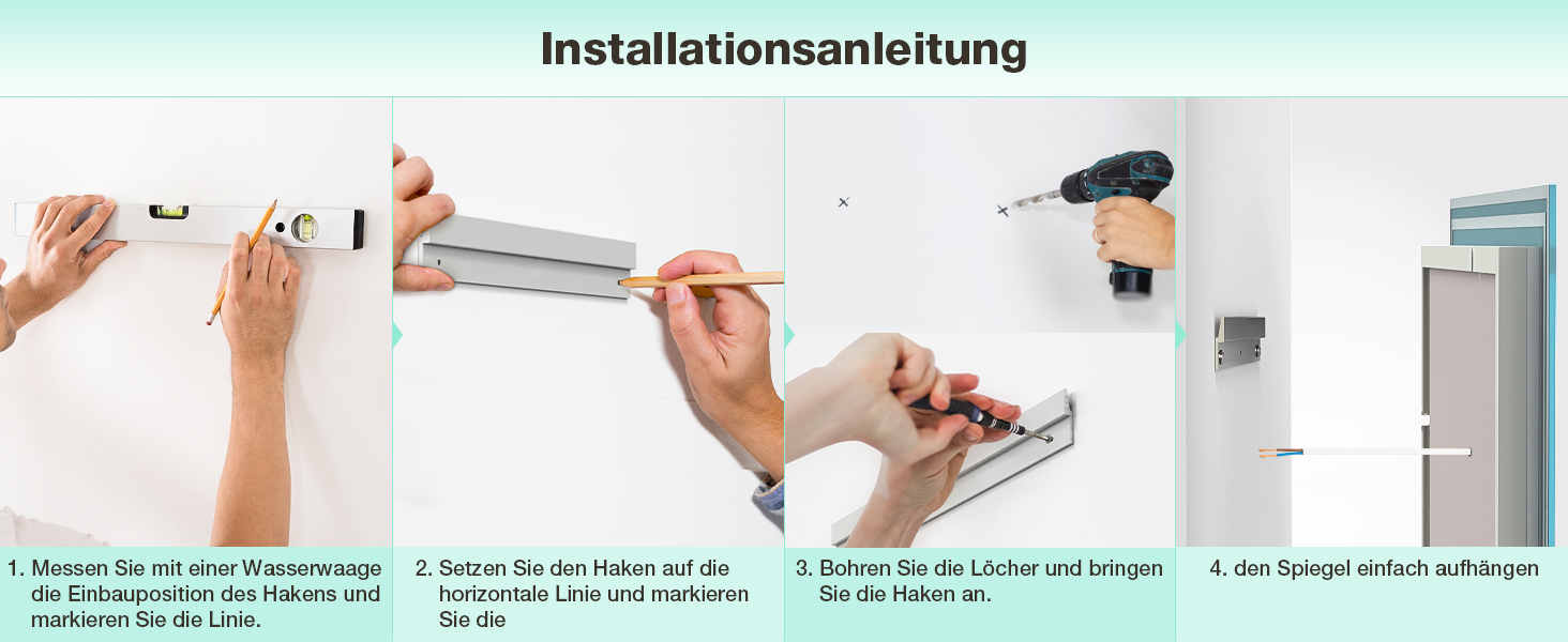 LED дзеркало для ванної кімнати 80x60 см з підсвічуванням, 3 кольори, регулювання яскравості, антизапарник, годинник, 3x збільшення, розетка